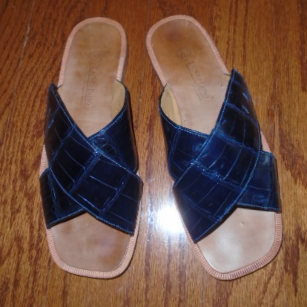 DiStefano Italian Crocodile Handmade sandals men